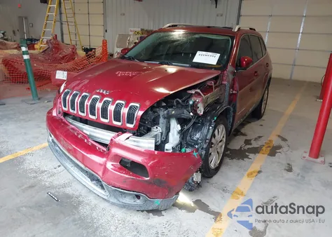 2014 Jeep Cherokee Limited z USA, uszkodzony, nr VIN 1C4PJLDB6EW199701